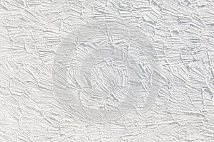 White wall background with structure of plaster