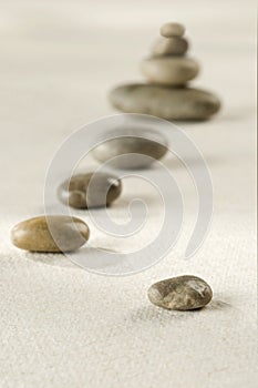 Harmonic Zen Stones Path