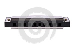 Harmonica Isolated On White