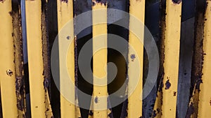 Harmonica rusty door