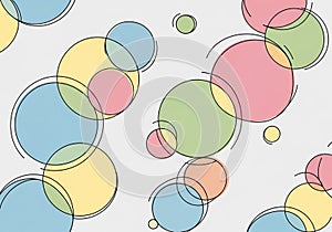 Harmonious and balanced, suitable for use in graphic design and