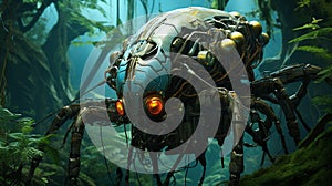 Harmonious Coexistence: Biomechanical Creatures in the Techno Jungle