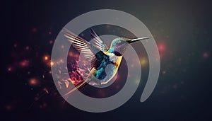 Harmonious Data Flow Concept with Digital Hummingbird Flight