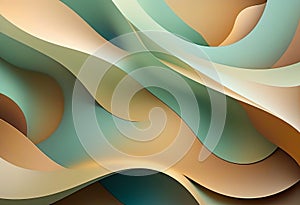 A Harmonious Interplay of Shapes in an Abstract Background photo