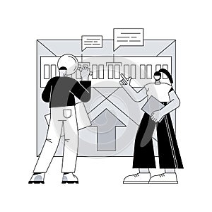 Harmonized System abstract concept vector illustration.