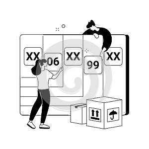 Harmonized System abstract concept vector illustration