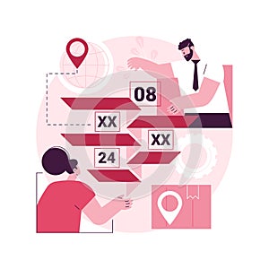 Harmonized System abstract concept vector illustration.