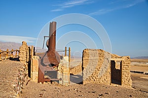 Harmony Borax Works Death Valley historical structures