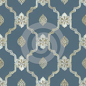 Harmony Unveiled: Islamic Patterns in Vibrant Fusion