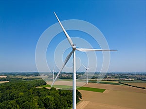 Harnessing the Breeze: Wind Turbine in Rural Landscape