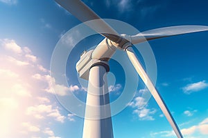Harnessing the wind, Turbines generating sustainable energy