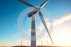 Harnessing the wind, Turbines generating sustainable energy