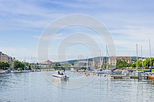 Harnosand inner harbour