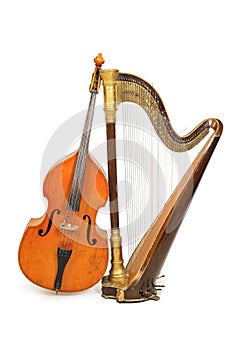 Harp and double bass