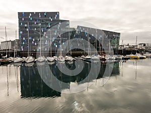 Harpa concert and congress hall in Reykjavik