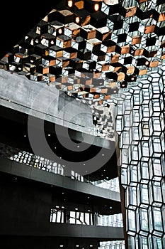 Harpa Concert Hall Interior, ReykjavÃ­k