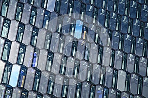 HARPA FACADE IN REYKJAVIK