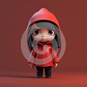 Harper: A Minimalist 3d Character With A Dolllike Appearance