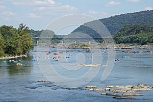 Harpers Ferry - tubing on the Potomac River