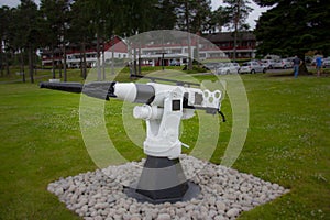 A Harpoon Gun in NÃ¸tterÃ¸y, Norway