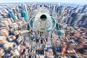 Harrier fighter jet