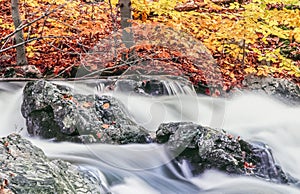 Harriman State Park, New York State waterfall