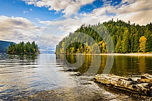 Harrison Lake and Harrison Hot Springs, British Columbia, Ca
