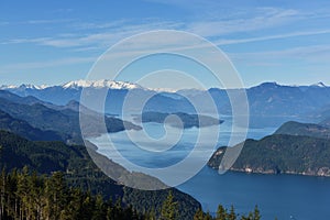 Harrison Lake viewed from top of Campbell Lake Trail