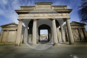 Harrison's Propyleum, the ceremonial entrance to the Chester Cas