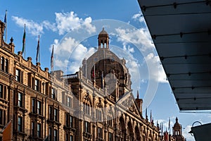 Harrods luxury department store in London, England, UK