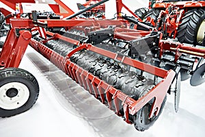 Harrow mulcher for wheeled tractors of agricultural