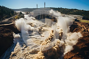 Harrowing scenes of large river floods and devastating floods.