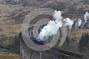 Harry Potter Train,Ben nevis Mountain photo