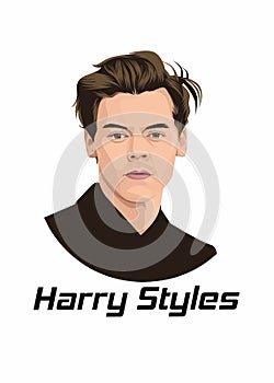 Harry Styles vector Caricatures illustration