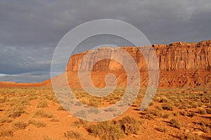 Harsh and Desolate Monument Valley Arizona USA Navajo Nati