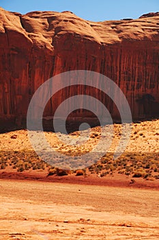 Harsh and Desolate Monument Valley Arizona USA Navajo Nation