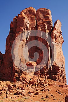 Harsh and Desolate Monument Valley Arizona USA Navajo Nation