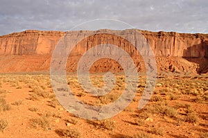 Harsh and Desolate Monument Valley Arizona USA Navajo Nation