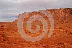 Harsh and Desolate Monument Valley Arizona USA Navajo Nation