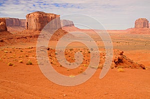 Harsh and Desolate Monument Valley Arizona USA Navajo Nation