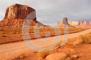 Harsh and Desolate Monument Valley Arizona USA Navajo Nation