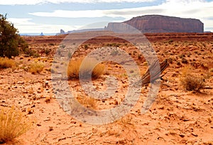 Harsh and Desolate Monument Valley Arizona USA Navajo Nation