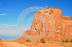 Harsh and Desolate Monument Valley Arizona USA Navajo Nation