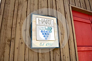 Hart Winery sign