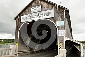 Hartland Bridge - New Brunswick - Canada