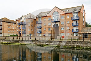 Hartlepool Marina in Cleveland, North England