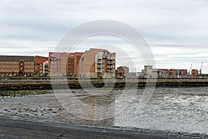 Hartlepool Marina in Cleveland, North England