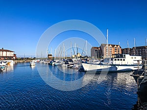 Hartlepool marina harbour