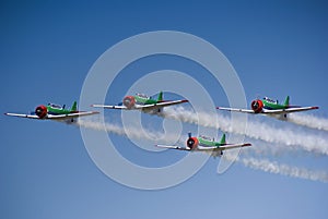 Un equipo bajo nivel sobrevuelo 