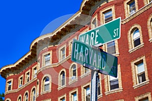 Harvard street st in Cambridge Massachusetts photo